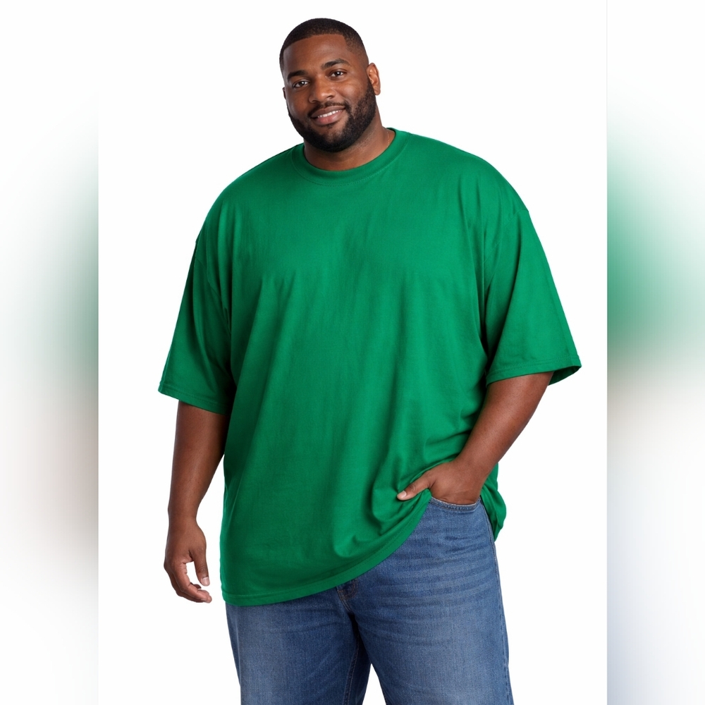 Basix Super Heavy Weight Shortsleeve T-shirt,Men's Big & Tall 7XLT ✨️NWT✨,